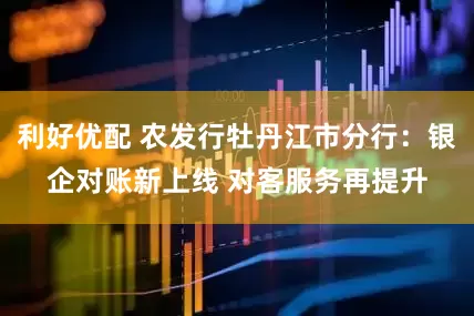 利好优配 农发行牡丹江市分行：银企对账新上线 对客服务再提升